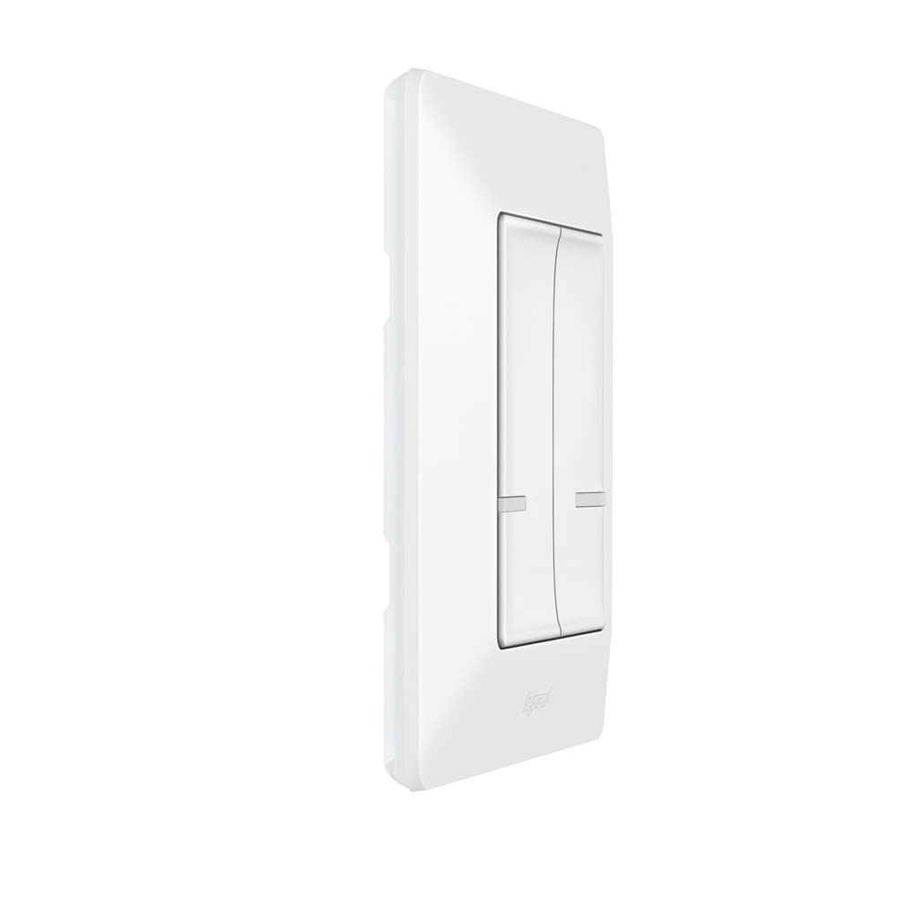 LEGRAND, Valena Life with Netatmo 752187 - Transmisor de pared inalámbrico (2 levas de conmutación, para interruptor de luz y tomas de corriente, control local o mediante aplicación o asistente de voz
