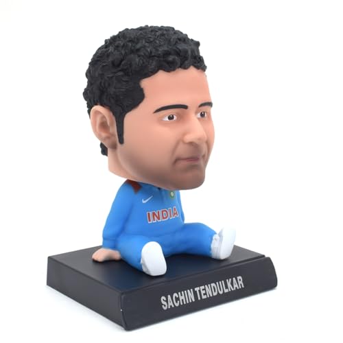 Image of Daiyamondo Super Hero Anime Polyvinyl Chloride Action Figure Bobble Head for Car Dashboard Office & Study Table Decoration for Everyone (Sachin),9 X 7.5 cm