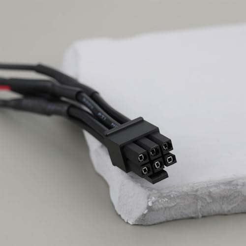 Cable de alimentación SATA 6 pines para escritorio 2pcs miniatura 5