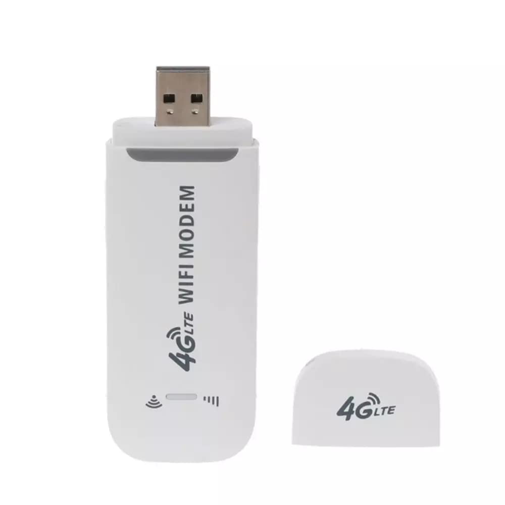 High Speed Portable 4G Wireless Modem- 150 Mbps 4G WiFi Dongle, All Sim Support WiFi Router, Connects Up to 10 Devices WiFi Hotspot Device