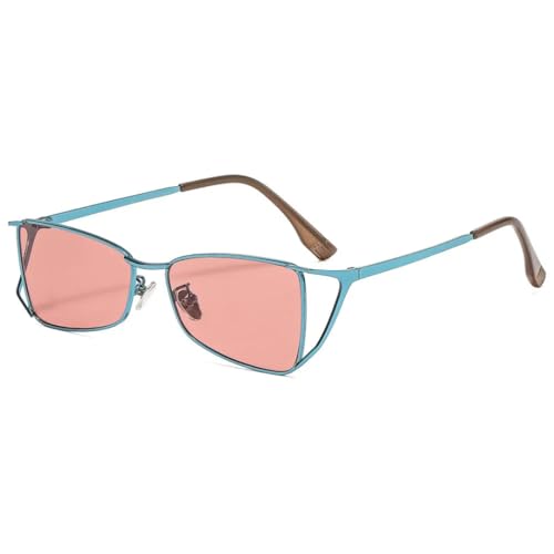 Lunettes de soleil en métal au design épuré et finitions élégantes