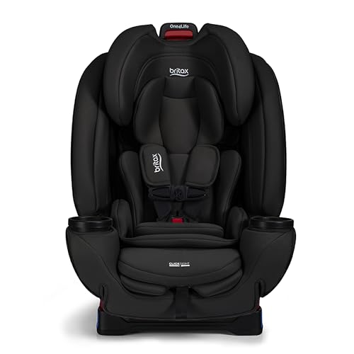 Image of Britax One4Life All-in-One Car Seat, Up to 10 Years of Use, Rear Facing, Forward Facing, & Booster Modes, Extended Rear-Facing, ClickTight Installation & Breathable SafeWash Fabrics - Raven Black