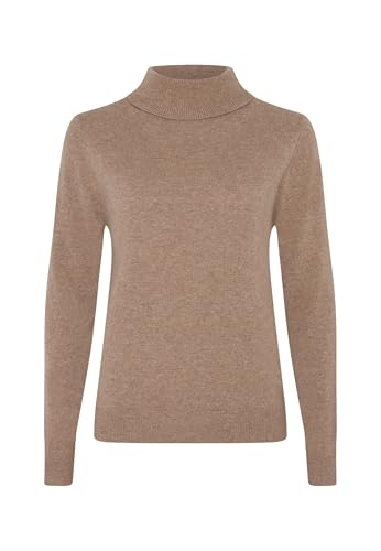 Image of Style & Republic Women's 100% Cashmere Slim Turtleneck Pullover Sweater