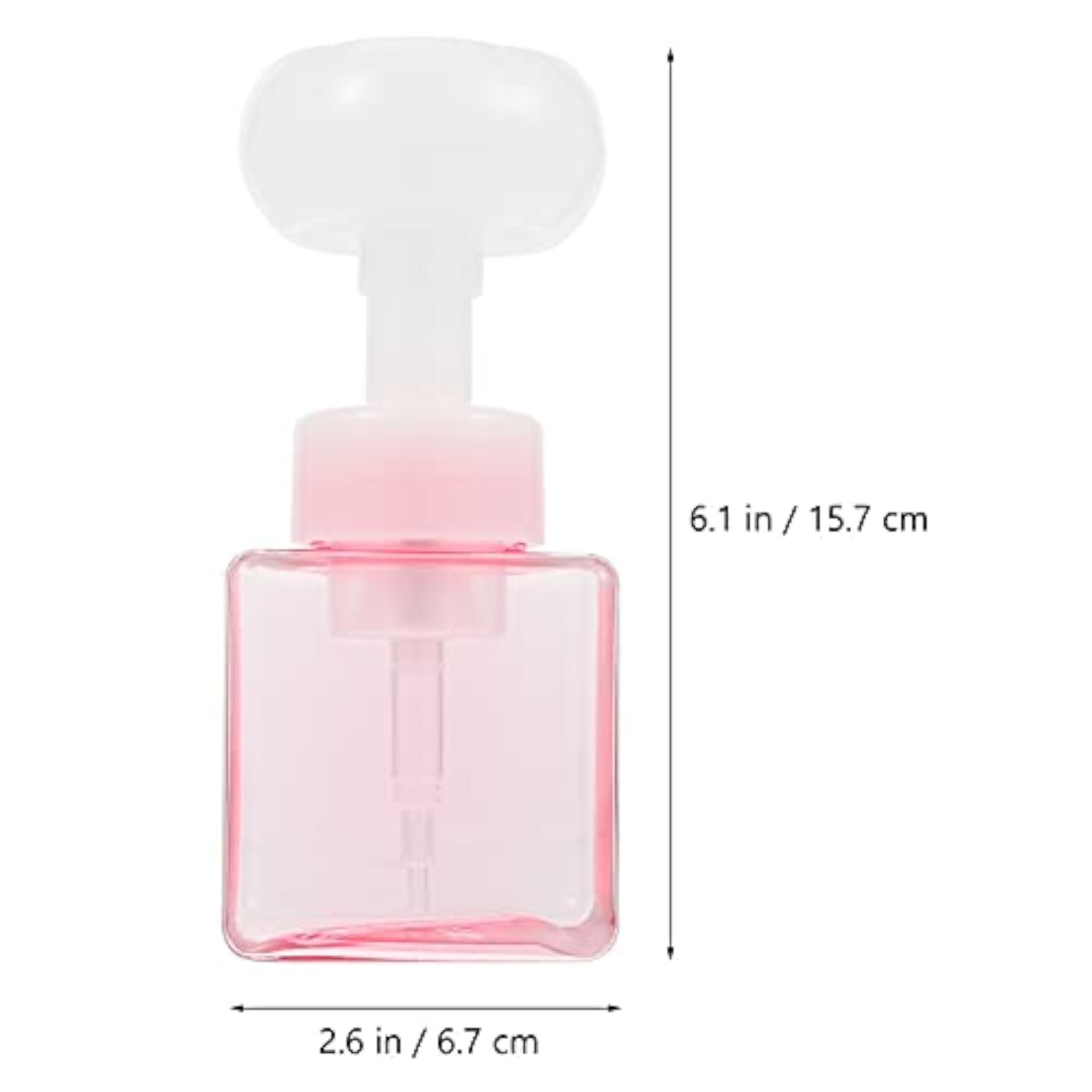 250ml Flower Shape Refillable Travel Foam Pump Bottle