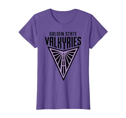 WNBA Golden State Valkyries Logo T-Shirt Women Purple Heather Large