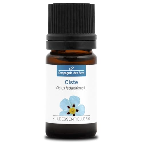 CISTO (Cistus ladaniferus) BIO - 5mL - Olio Essenziale di Qualità Premium - 100% Puro, Naturale, Garantito ChromaCert® - Chemiotipizzato & Integrale