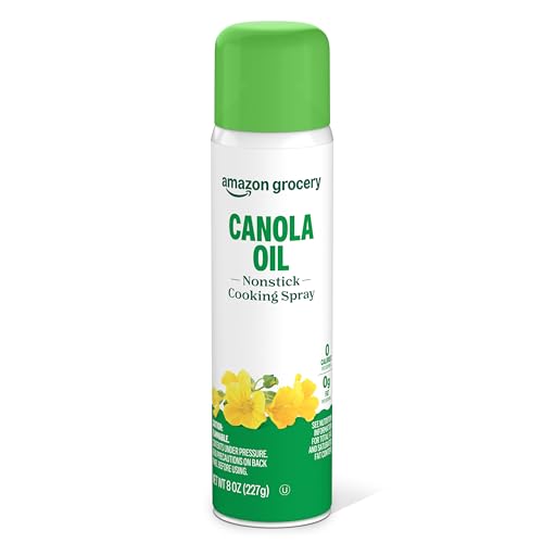 Amazon Fresh, Canola Oil Nonstick Cooking Spray, 8 Oz (Previously Happy Belly, Packaging May Vary)