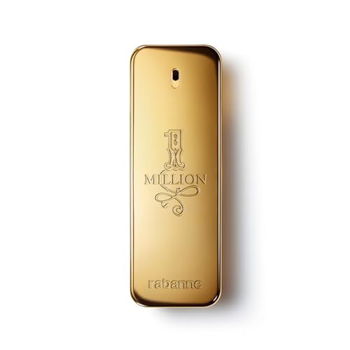 Rabanne 1 Million Eau de Toilette - Long Lasting Designer Fragrance for Men with Mandarin, Cinnamon...