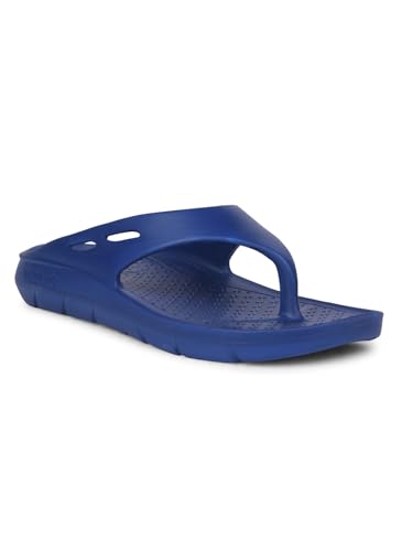 Image of Floatz by Bata Men Lightweight Flip-Flops - BLUE 9 (UK)