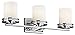 Kichler Hendrik 24" 3 Light Vanity Light with Satin Etched Cased Opal Glass Chrome