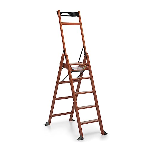 Foppapedretti Lascala 4.0 Escalera Plegable, Nuez