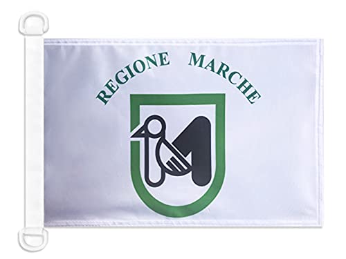 AZ FLAG Marche Nautical Flag 18'' x 12'', Italy, Italian Region flags 30 x 45 cm, Banner 12x18 in for boat — image 1