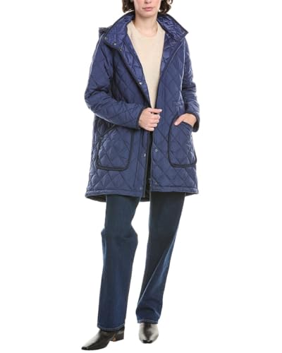 Cozy Navy Quilted Puffer Jacket by Bernardo Fashions – Your New Wardrobe Hero!