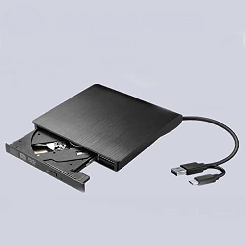 Graveur Lecture Mobile Noir Multifonction CD DVD - Compatible PC et Ordinateur - 5