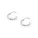 Hoop Earrings for Women Sterling Silver Cartilage Earring 10mm Round Small Hoops for Men Fashion Trendy Summer