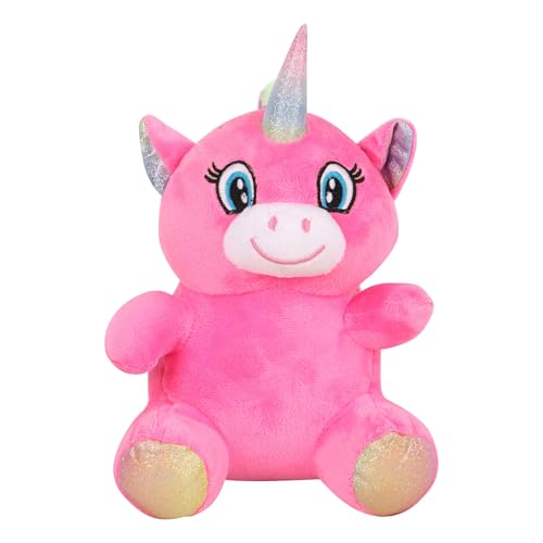 Image of DearJoy Sitting Unicorn | Pink - 28 cm