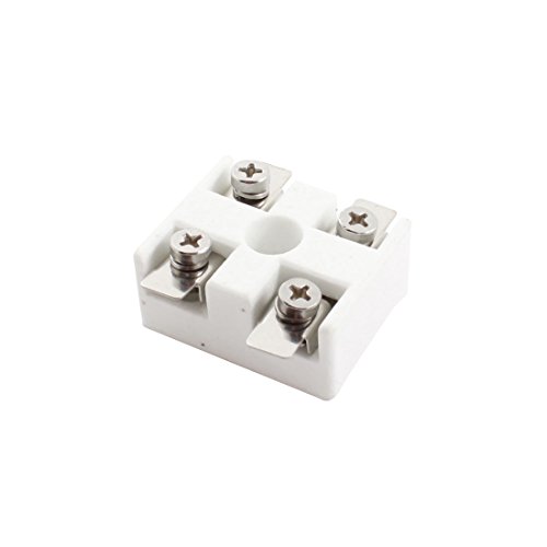 Conector de bloque terminal cerámico de 2 posiciones miniatura 1