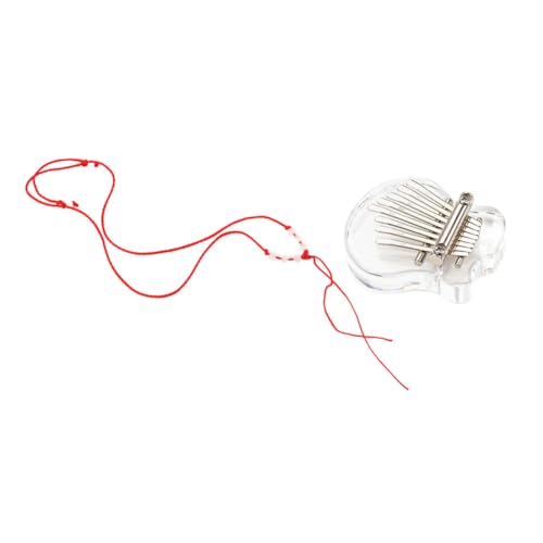 GOOHOCHY Acrylic Kalimba Keys Thumb Piano for Beginners Compact Music Instrument Lightweight Portable Design Sound for Adults