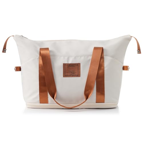 Luggage Sets 4 Piece, ABS Durable Expandable Suitcase Set with Travel Bag & 360° Spinner Wheels3