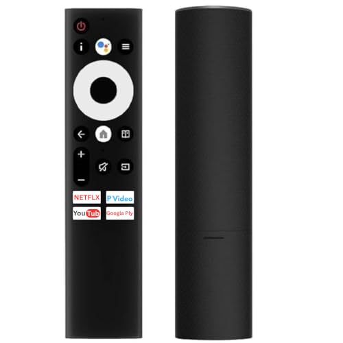 Image of Remote Control Compatible with Sansui LCD LED Smart TV - Supported Model No. JSW55ASUHD with Voice & Google Assistance (Black)(Remote Type 12)