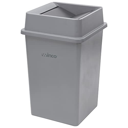 Winco PTCS-35G Square Trash Can, 35 Gallon thumb #1