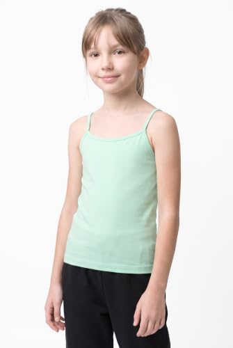 Image of Kurve Girl's Sleeveless Tank Top - Stretch Undershirts Cami Camisole, UV Protective Fabric, Rated UPF 50+ (Made in USA)