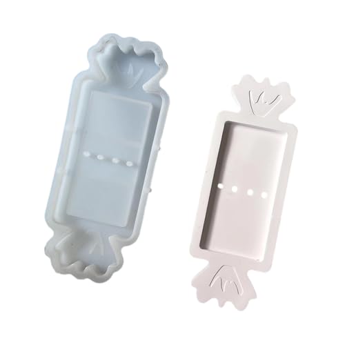 Molde De Silicona Resistente Calor Para Bandeja Dulces Adecuado Manualidades Resina Chocolate Suministros Hornear Regalos Molde Silicona Soporte Dulces Navidad