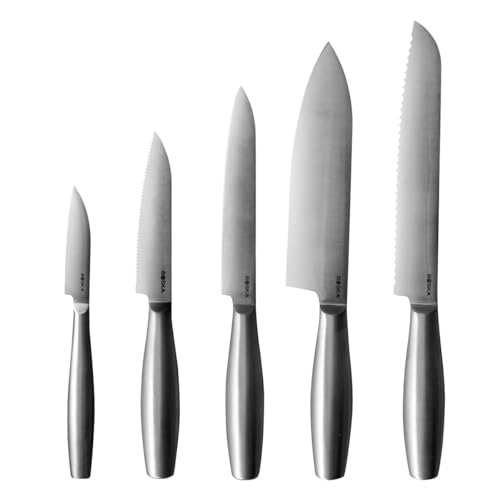 Image of BOSKA Kitchen Knife Sets Copenhagen 5 Piece Kitchen Knives for Chopping, Slicing Knife for Meat Cutting and Dicing Gourmet Food