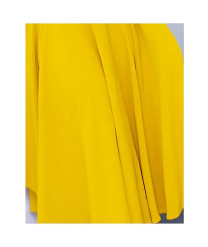 Image of SOMTHRON Women's Casual 3 /4 Sleeve Long Maxi Dress A-Line Flared Solid Wrap Tie Waist Swing Dresses