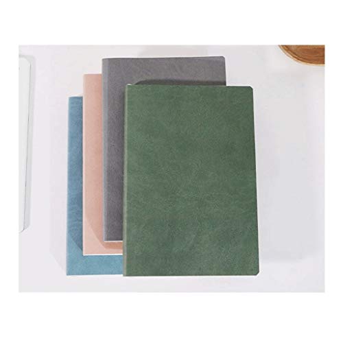Cuadernos Clásico gobernado del Cuaderno, 80 gr Premium Papel Grueso, Tapa Dura de Cuero de imitación Diario, 116 Hoja / 232 páginas, for la Escuela 5.5