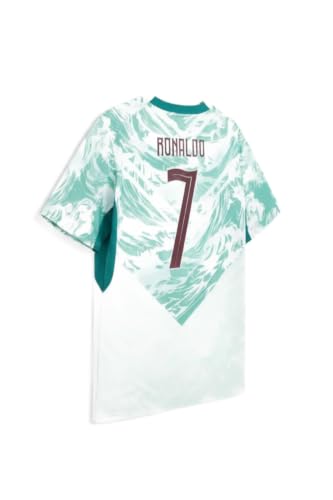 Generic Portugal Ronald 7 White Away Jersey for Kids and Adults - Image 8