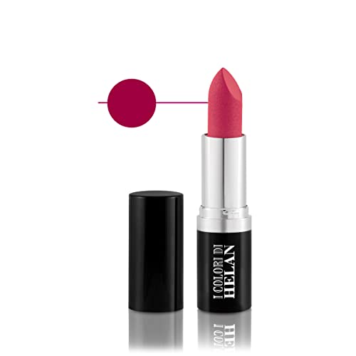 Helan I Colori, Matte Lipstick for Your Makeup with Softening & Elasticising Properties, Long Lasting Fuchsia Red Lipstick - Image 2
