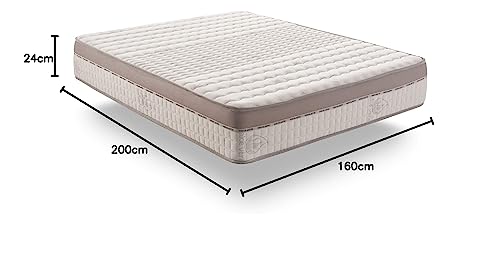 NATURALEX - Matelas Extravisco 160x200 cm - Très Épais 24...
