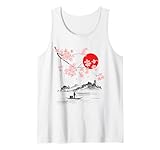 Retro Japanese Cherry Blossom Shirt, Sakura Art