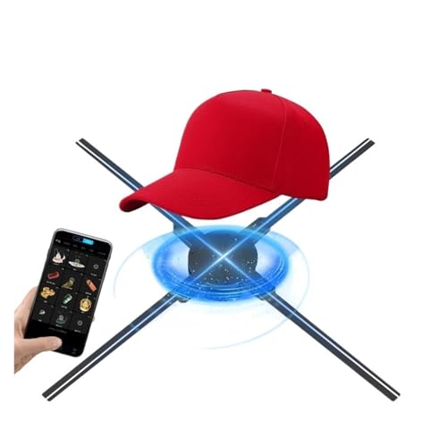 Ventilador 3D para atraer clientes con imágenes vivas y holograma LED HD