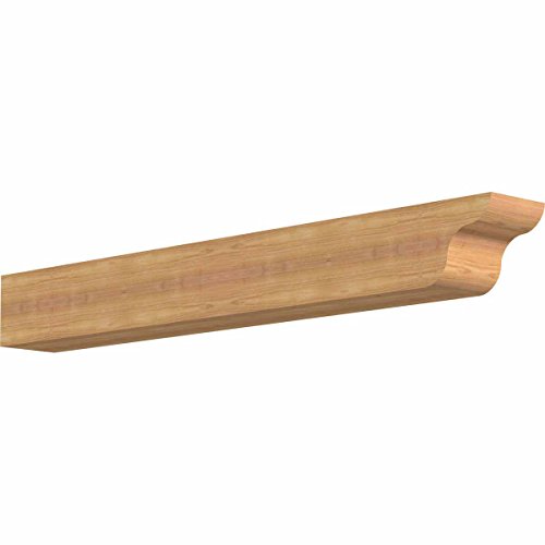 5 1/2"W x 6"H x 48"L Carmel Smooth Rafter Tail, Western Red Cedar