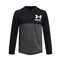 Under Armour Boys Ua Rival Terry Hoodie Hoody Black 5-6 Years