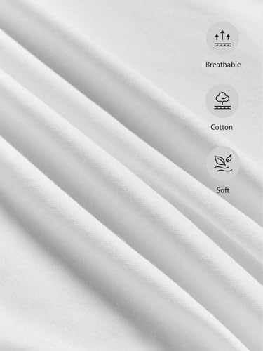 OYOANGLE Girl's Heart Print Summer Tee Shirt Short Sleeve Round Neck T-Shirts Graphic Tees4