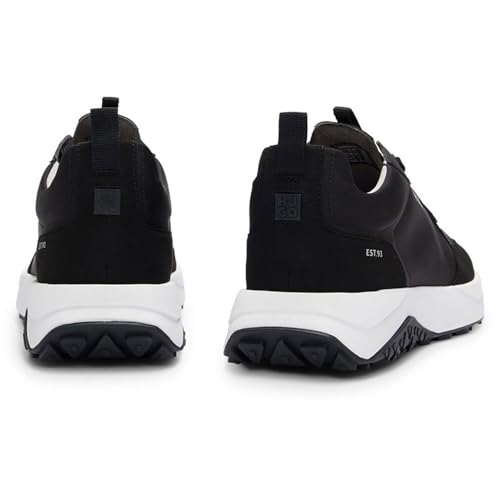 Image of HUGO Mens Running Style Mix Material Sneakers