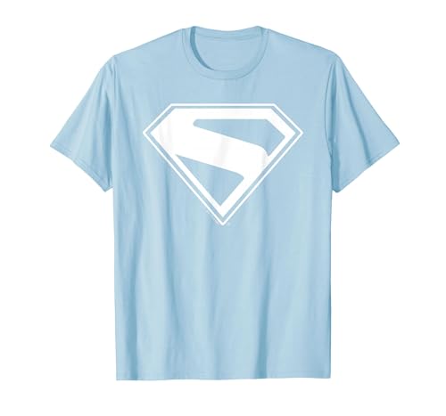  Superman (2025) Superman New Logo Maglietta, Uomo, Celeste, XL