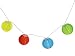 Mini Skater Set of 20 Colored Lantern Battery Operated Indoor/outdoor Mini Oriental Style Nylon Lantern String Lights for Weddings Bedroom Pool,Manufacturers, wholesale(colored Lantern)