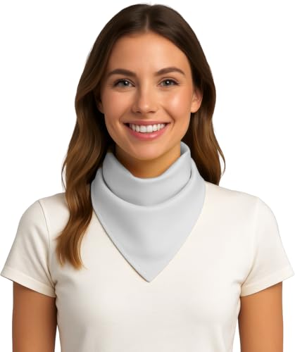 FIESTAS GUIRCA | Pañuelo Blanco para Adulto Unisex - Accesorio Textil Versátil para Fiestas de Disfraces y Carnaval - Ideal para Complementar Disfraces de Pirata, Vaquero o Bandido - Blanco