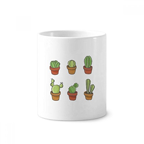 Tasse plante succulente pour bureau élégant et pot à stylos design en céramique