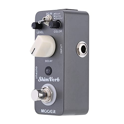 SHUIYUE Shim verbe Reverb numérique Mini Micro pédale d’effet pour Guitare électrique True Bypass,Effet Guitare - Les Beatles, Paul McCartney, John Lennon, RIngo Starr, George Harrison SHUIYUE Shim verbe Reverb numérique Mini Micro pédale d'effet pour Guitare électrique True Bypass,Effet Guitare