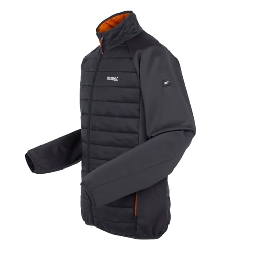 Regatta Chaqueta Clumber IV Hybrid para hombre, repelente al agua y ligera, perfecta para actividades al aire libre, caminar, hacer senderismo y acampar