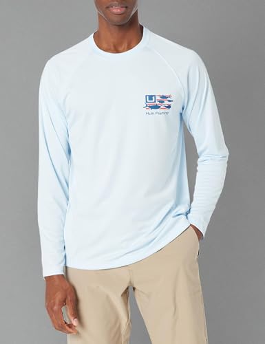 HUK Men's Pursuit Pattern, Sun Protecting Fishing Shirt3
