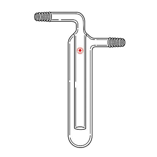 8752-05 Vacuum Trap with Serrated Hose Connection, 25 mm Diameter, 200 mm Length