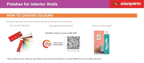 Image of Asian Paint Apcolite Advanced Shyne Interior Wall Paint Emulsion | Advanced Stain Guard, Anti Fungal Shield, 6 Years Warranty, Non-Yellowing, Superior Washability | GREEN SLEEVES (Color Code: 2420) - 4 Liters