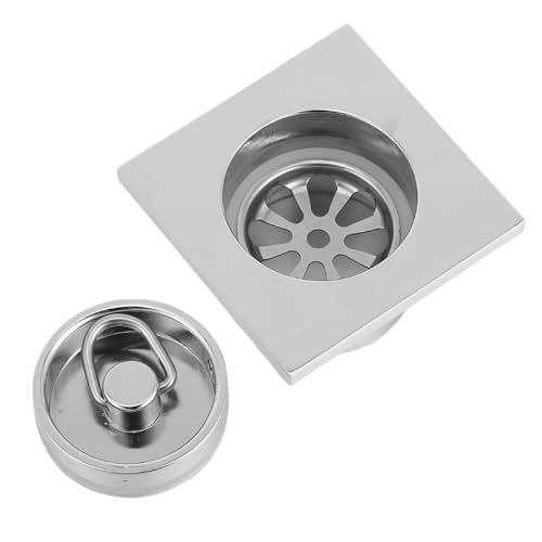 Drain de sol en acier inoxydable avec crépine cheveux pour cuisine
