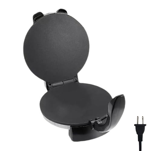 Electric 1100W Tortillas Maker, Tortilla Press,roti Maker,Roti Maker Machine,Nonstick Cooking Plate for Pancakes and Roti,Adjustable Temperature Control Baking Pan